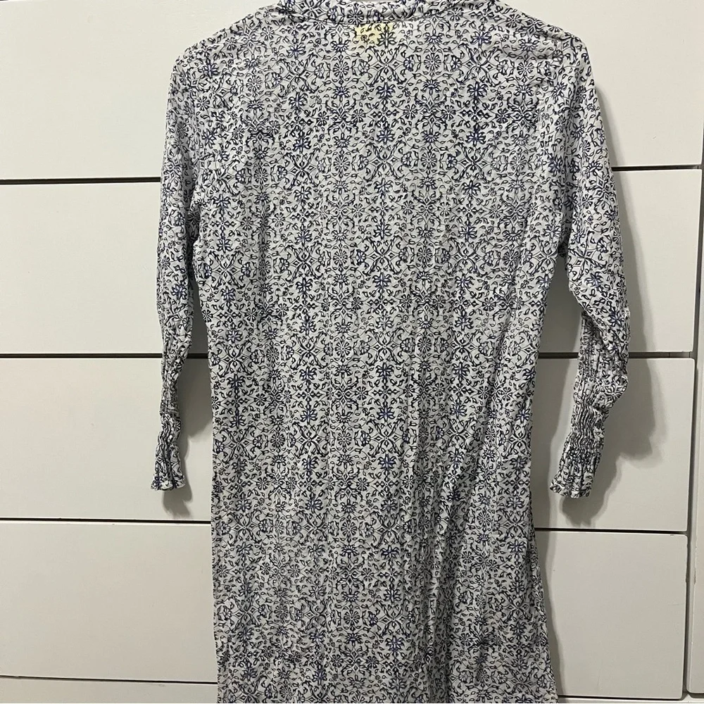 Roller Rabbit White & Blue Floral Dress